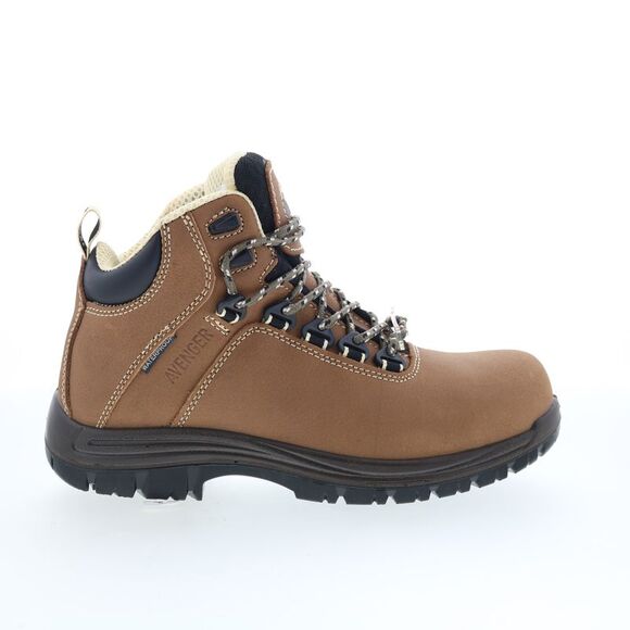 Avenger Shoes - Avenger Womens Breaker Mid Composite Toe Waterproof Brown Boots (NWT)